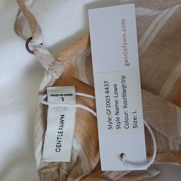 Gentle Fawn Lowe Linen Blend Jumpsuit,  Size L - Picture 12 of 14